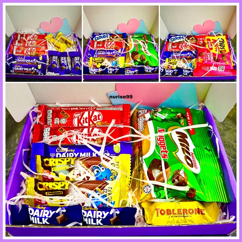 Gift box coklat surprise gift box chocolate hadiah birthday gift ...