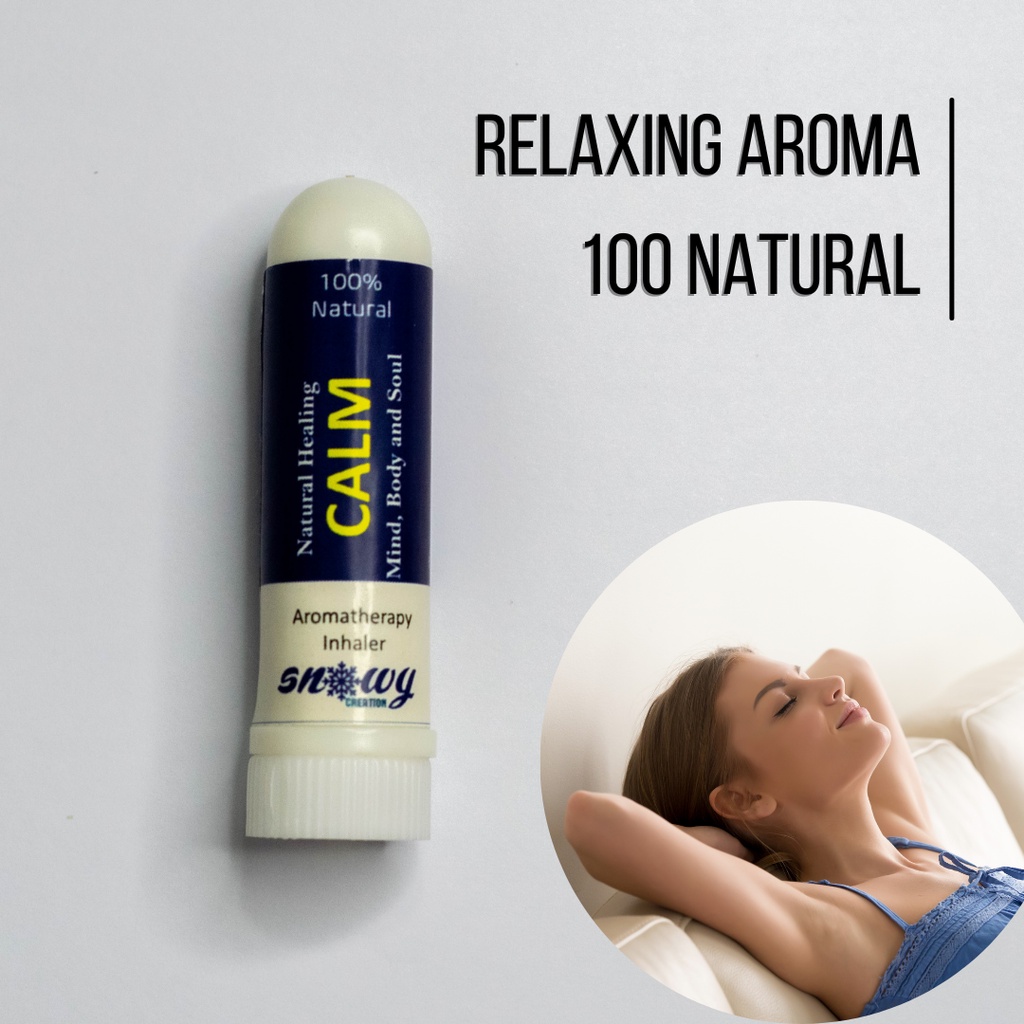 CALM Aromatherapy Inhaler - Made with100% Pure Essential Oil - Calm ...