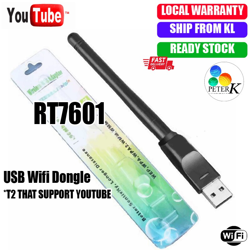 Ready Stock Wifi Usb Dongle Adapter Rt7601 Shopee Malaysia