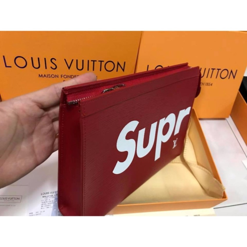 Brand x Supreme Design Limited Edition Clutch Bag (Red) OEM 2017
