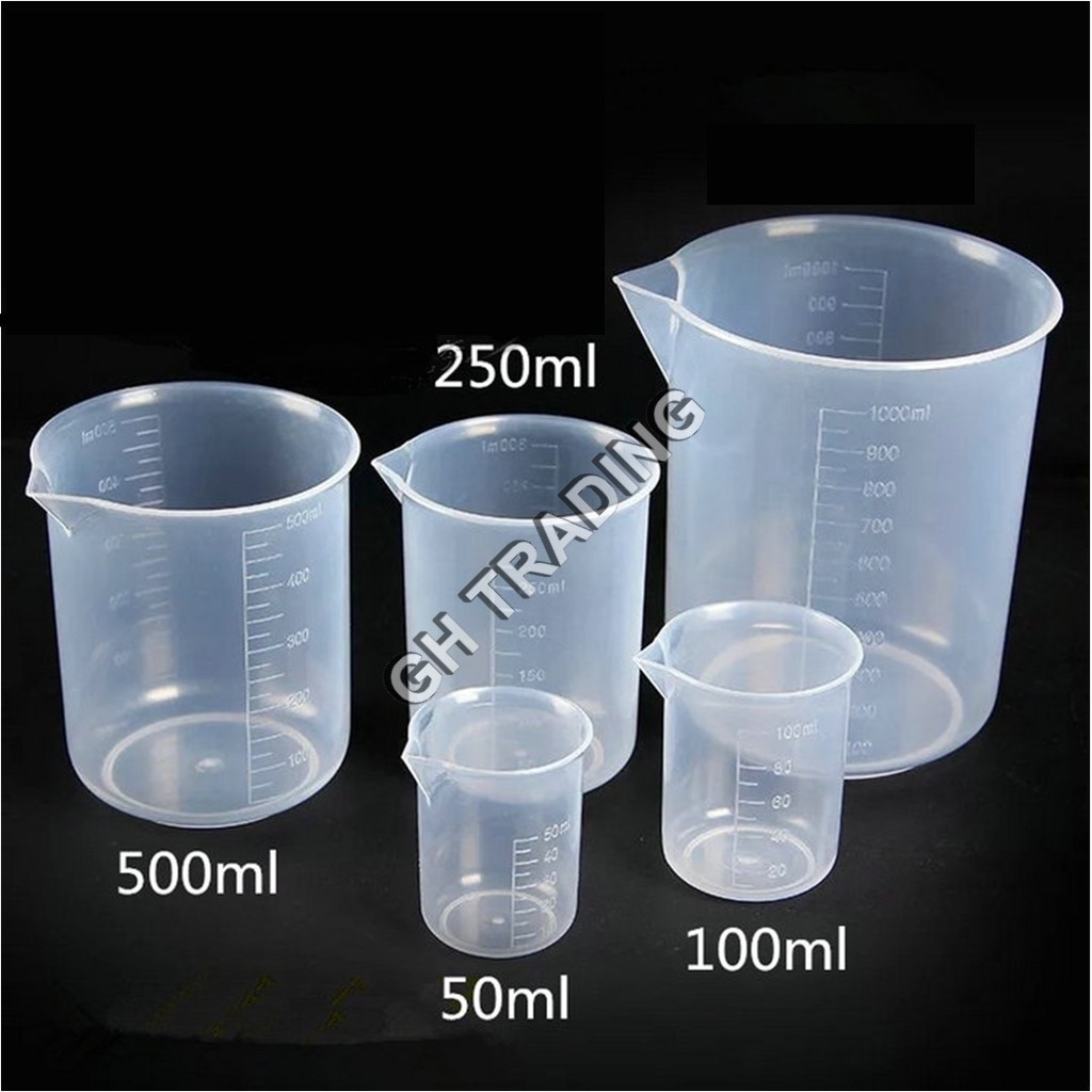 Plastic Measuring Cup, Transparent Measuring Cup 100ml, Kitchen