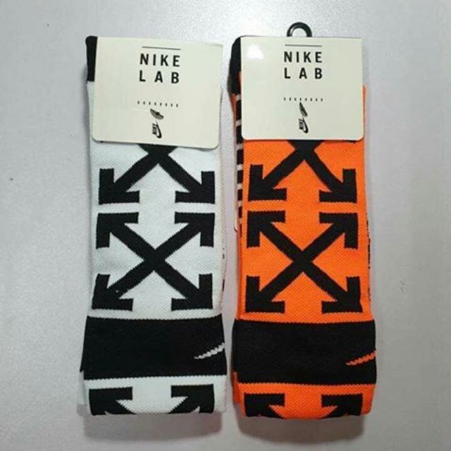 Nikelab off white sales socks