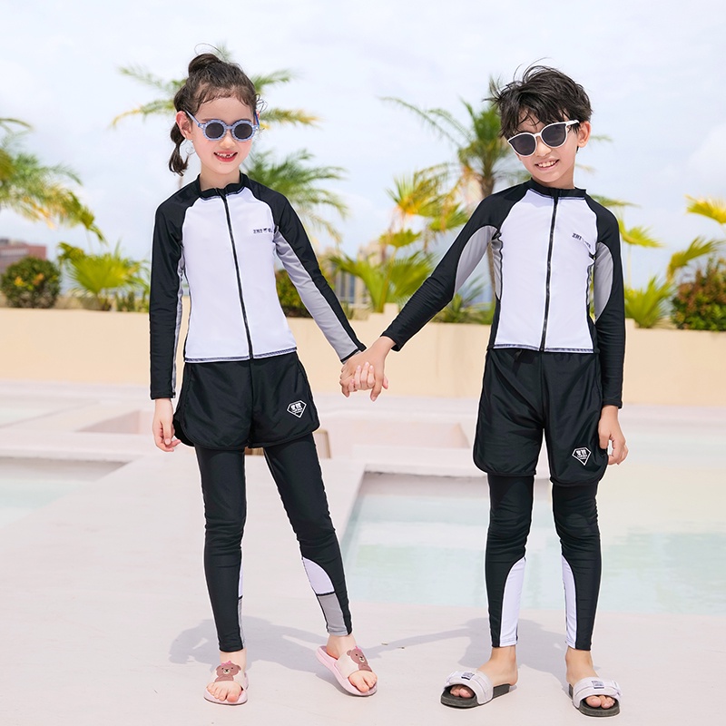 Children's full sales body swimwear