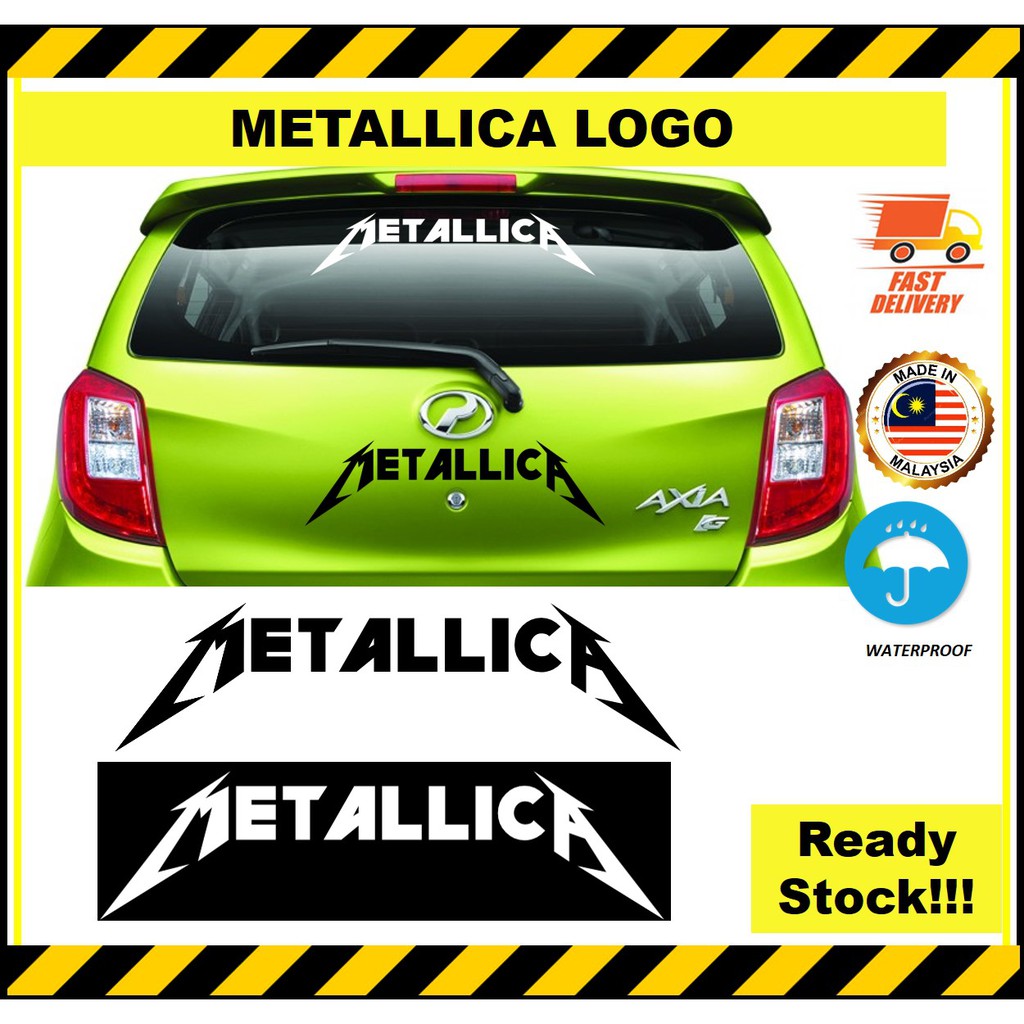 Metallica deals car decal