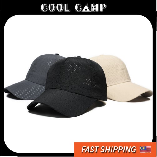 Unisex Snapback Quick Dry Mesh Baseball Cap Sun Golf Hat