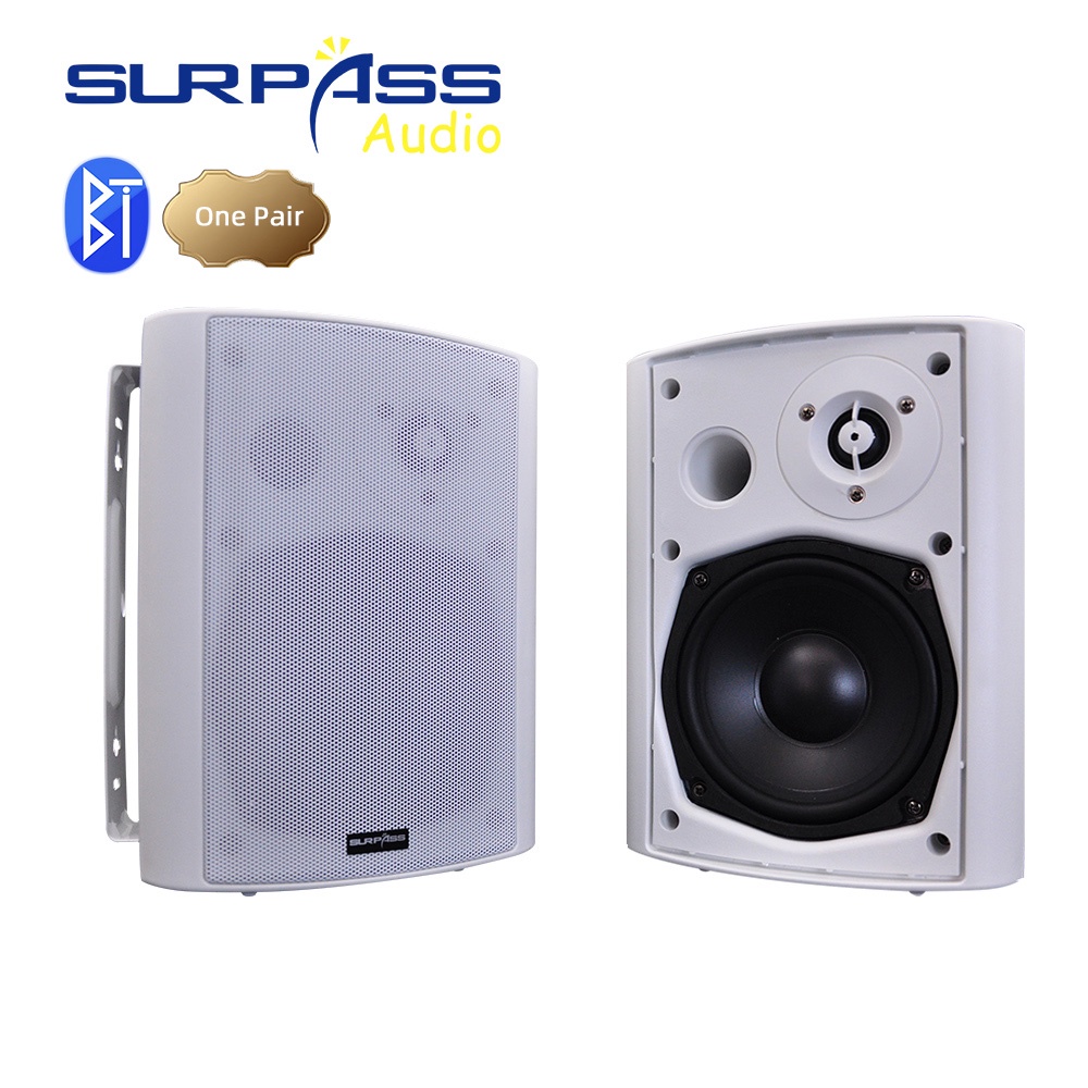 Bluetooth Wall Mount Speaker One Pair 30Wx2 8ohm Built in Class D