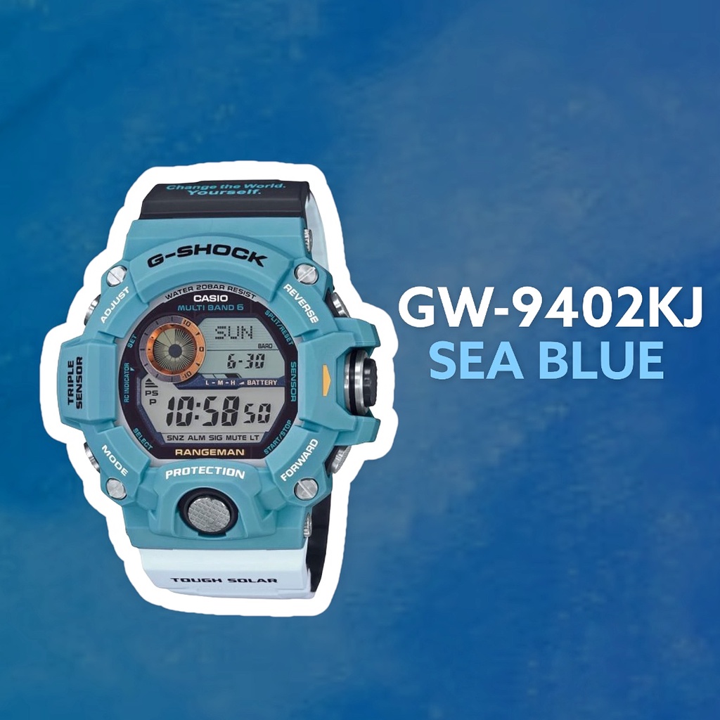 G shock rangeman discount blue