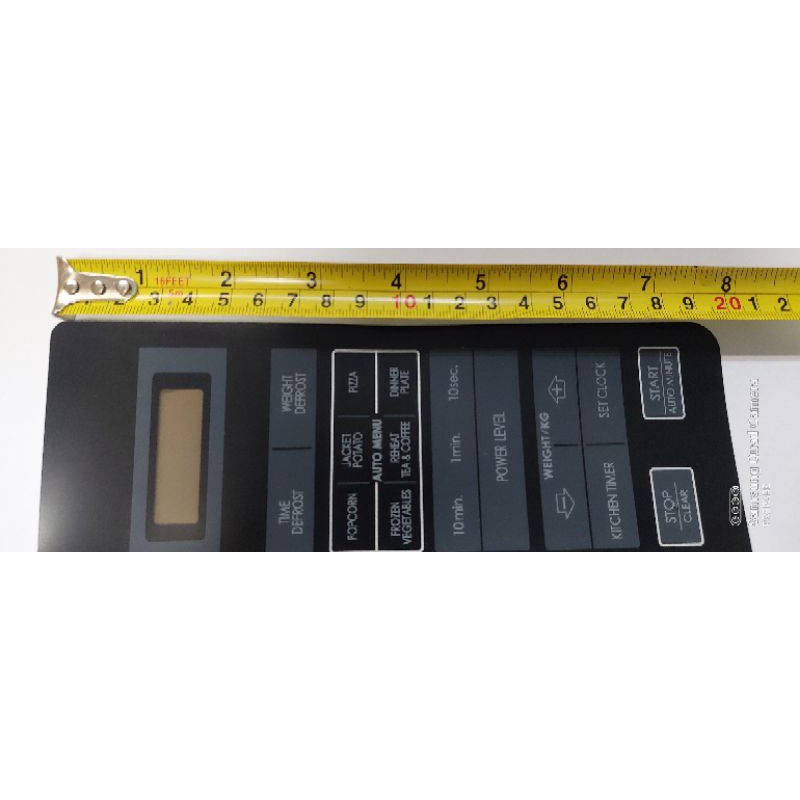 SHARP 2968 R202ZS FOR MICROWAVE DECO MEMBRANE ( TAK ADA SWITCH PUNYA ...
