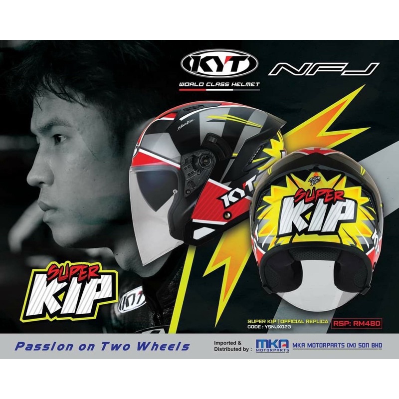 KYT NFJ SUPER KIP EDITION | Shopee Malaysia