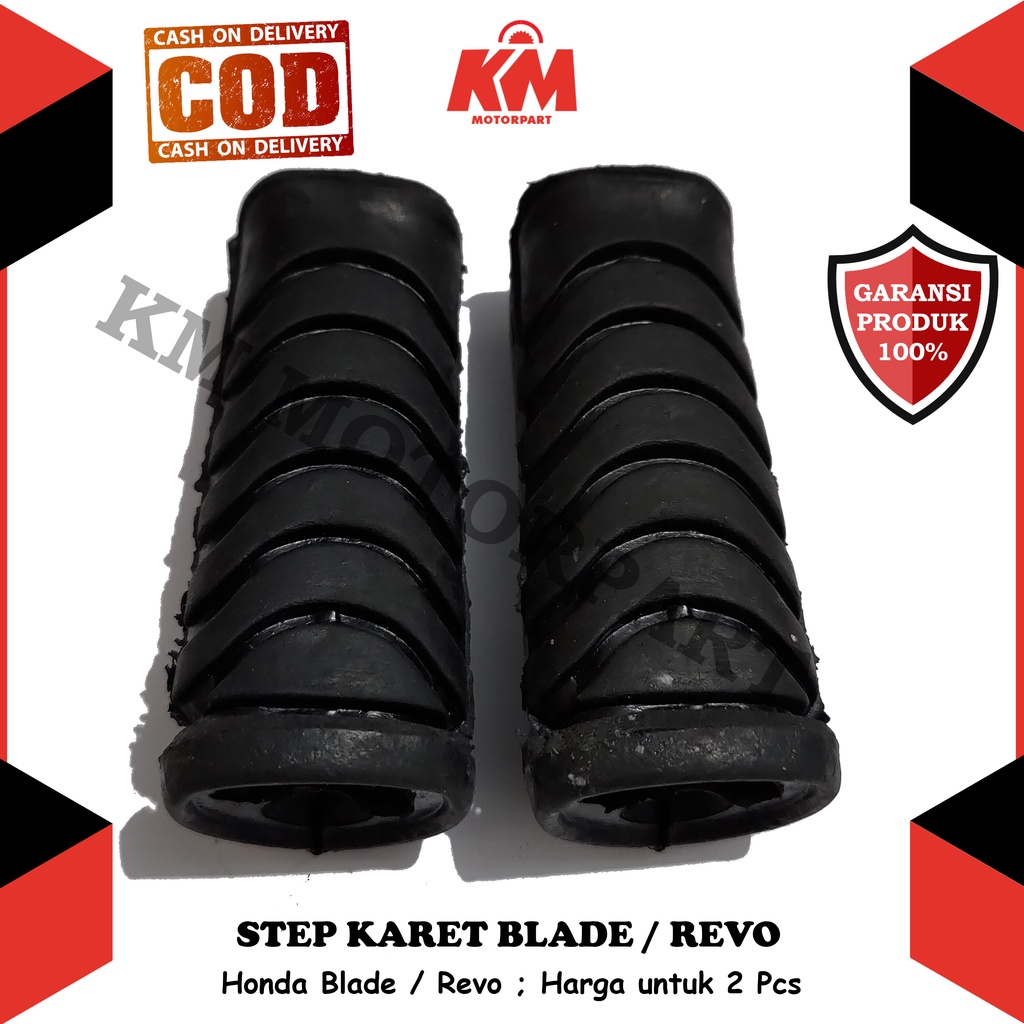 Front Footstep Honda Blade Revo Step Rubber Barstep Variations 2 Pcs ...