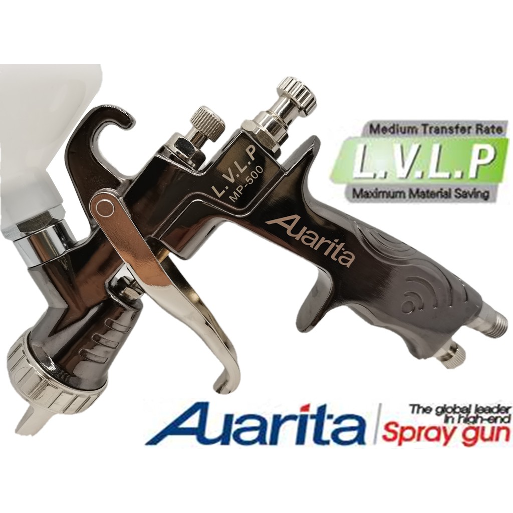 HVLP Spray Gun Original LISSON W-101 air spray gun hand manual spray paint  gun,1.0/1.3/1.5/1.8mm, Japan made, Gravity Feed Air Spray Gun for painting  cars