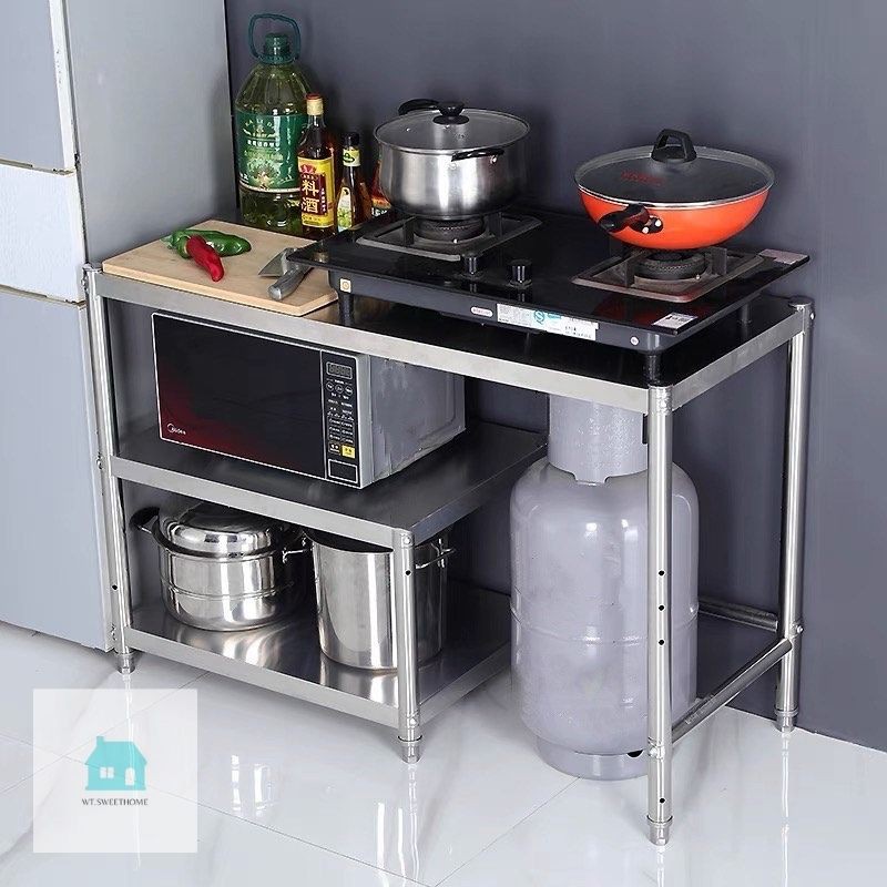 Gas Stove Gas Stove Stainless Steel Kitchen Shelf / Kitchen Storage