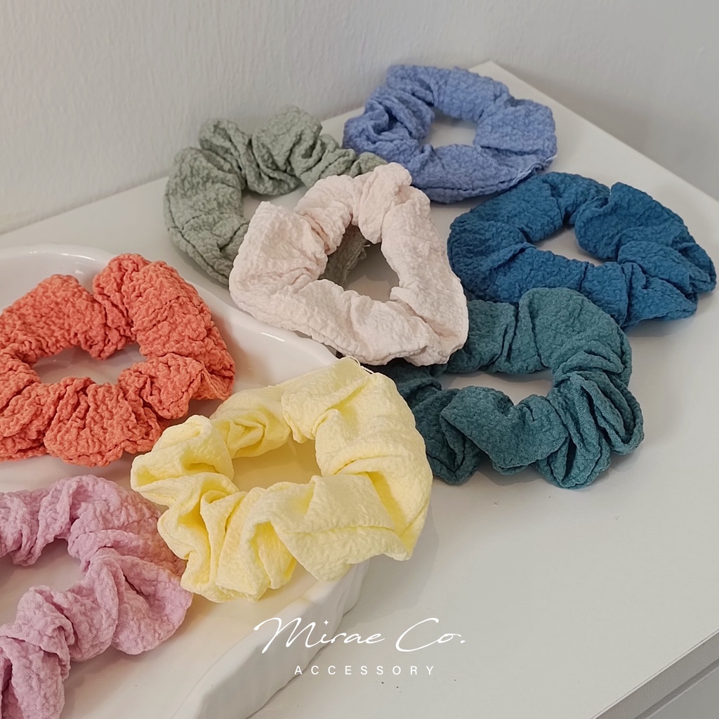 Mirae Korean Ins Style Scrunchies Hair Scrunchies Candy Color Hair Ties