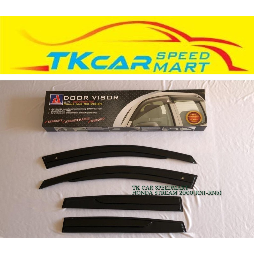 HONDA STREAM 2000-2006 RN1-RN5 AG DOOR VISOR(MUGEN) | Shopee Malaysia