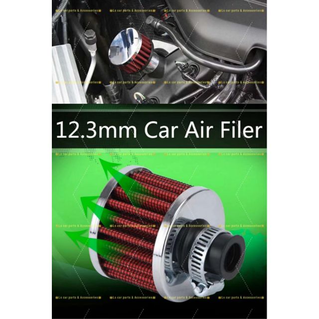 2 Stück 25 Mm Mini Luftfilter – Für Motorrad, Scooter, Auto (Ventilationsfilter)