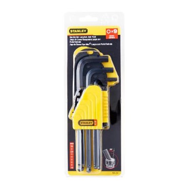STANLEY 69-256 LONG ARM BALL HEX KEY SET 9PC/SET (METRIC SIZE) | Shopee ...