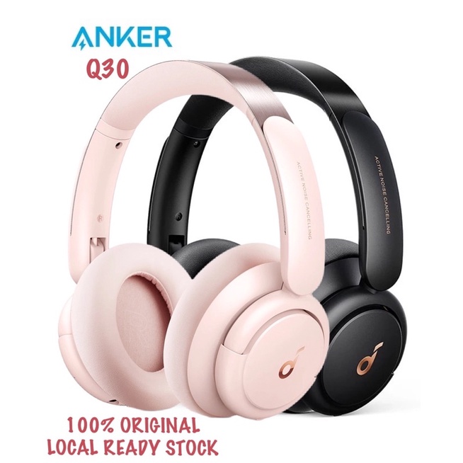 Soundcore by Anker Life Q30 Hybrid Active Noise Cancelling Headphones with  Multiple Modes, Hi-Res Sound, Custom EQ via App, 40H Playtime, Comfortable