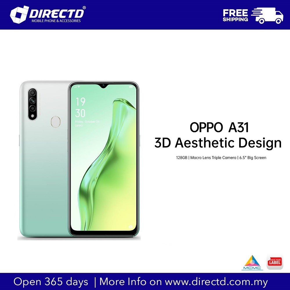 oppo a31 battery mah