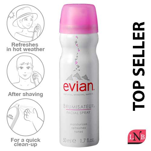 Melembabkan Dan Menyegarkan Evian Facial Spray (50ml) (Expiry Date01/