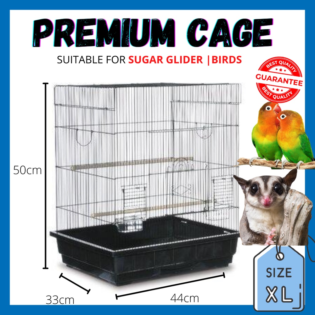 [READY STOCK] STEEL PET SUGAR GLIDER CAGES / BIRDS CAGES | SANGKAR ... - Sugar Glider Cage Cleaning Supplies Online