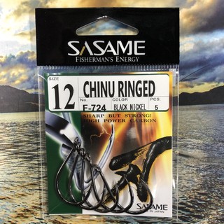 Sasame F-724 Chinu ringed Sharp Fishing Hook