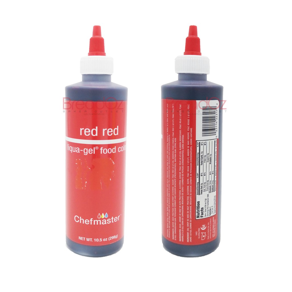 CHEFMASTER, PREMIUM FOOD COLORING, RED RED | Shopee Malaysia