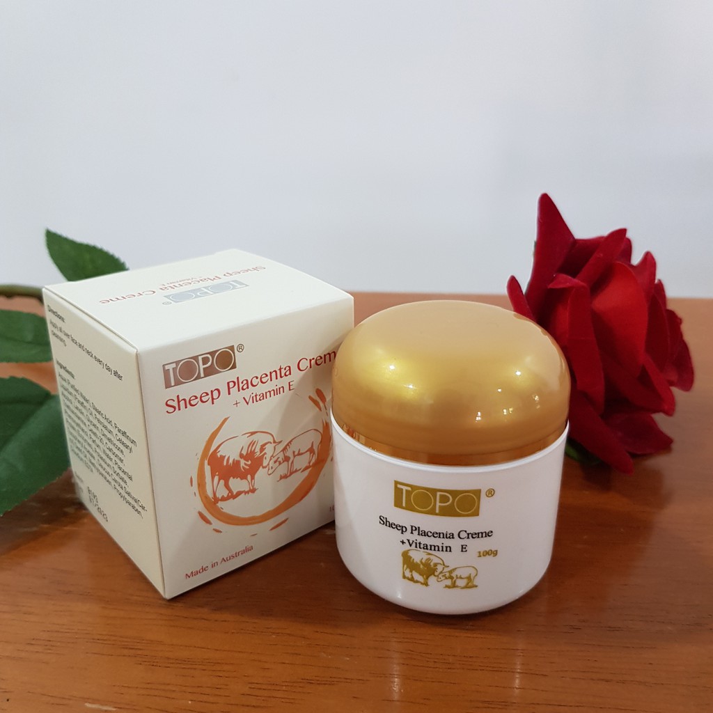 [AUSTRALIA] TOPO Sheep Placenta Creme with Vitamin E. 100g. Exp: 07/ ...