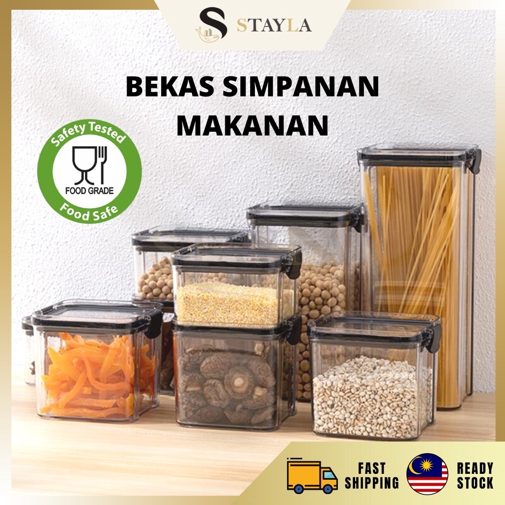 【Stayla】Tupperware Food Storage Set Airtight Food Container Food ...