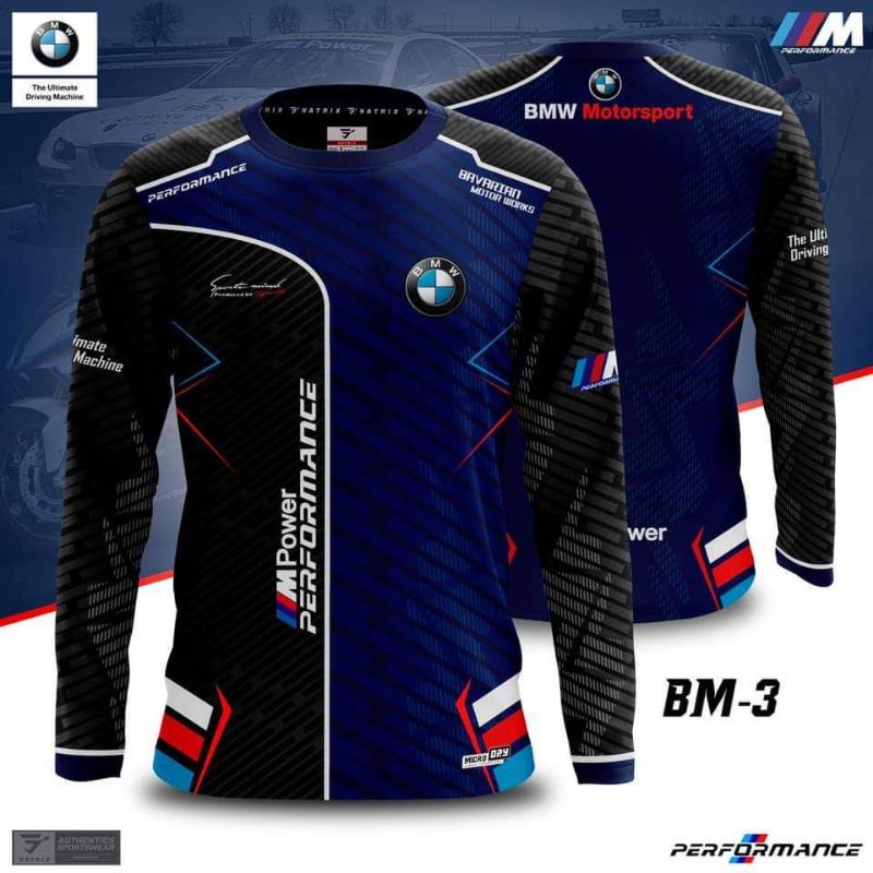 BMW LONG SLEEVE SHIRT Motorcycle riding clothes Size XS 6XL Shopee Malaysia