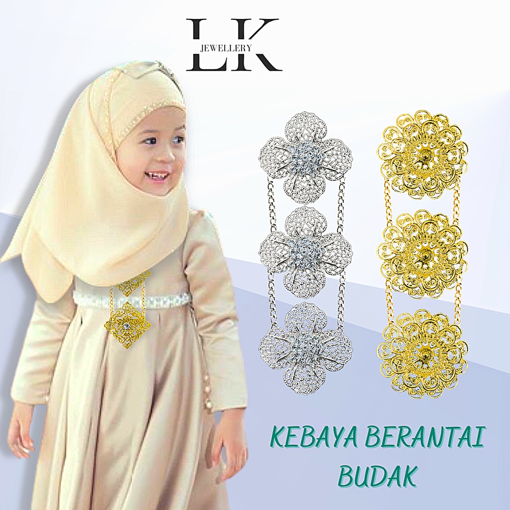 Brooch Dokoh Kebaya Berantai BUDAK Traditional Dokoh Kebaya Juntai ...