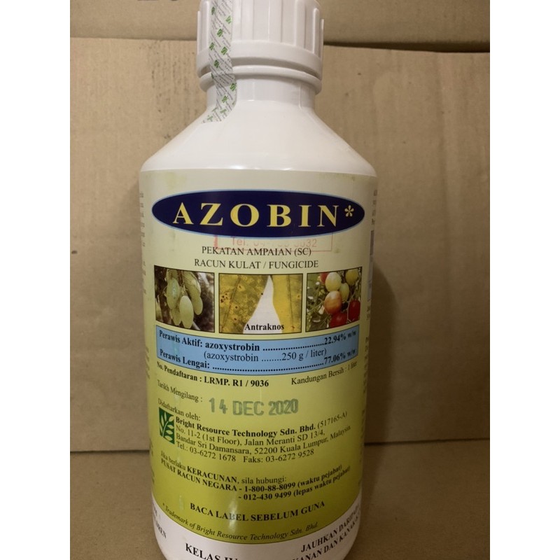 AZOBIN 1Liter (azoxystrobin) | Shopee Malaysia