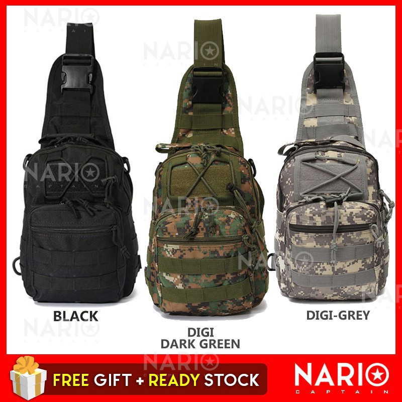 Army Military 3P PUBG Attack Tactical Outdoor Sling Bag B14 NKT22