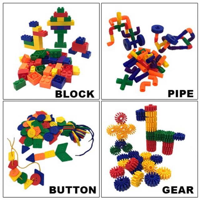 Kids pretend play lego blocks shape lego button lego | Shopee Malaysia