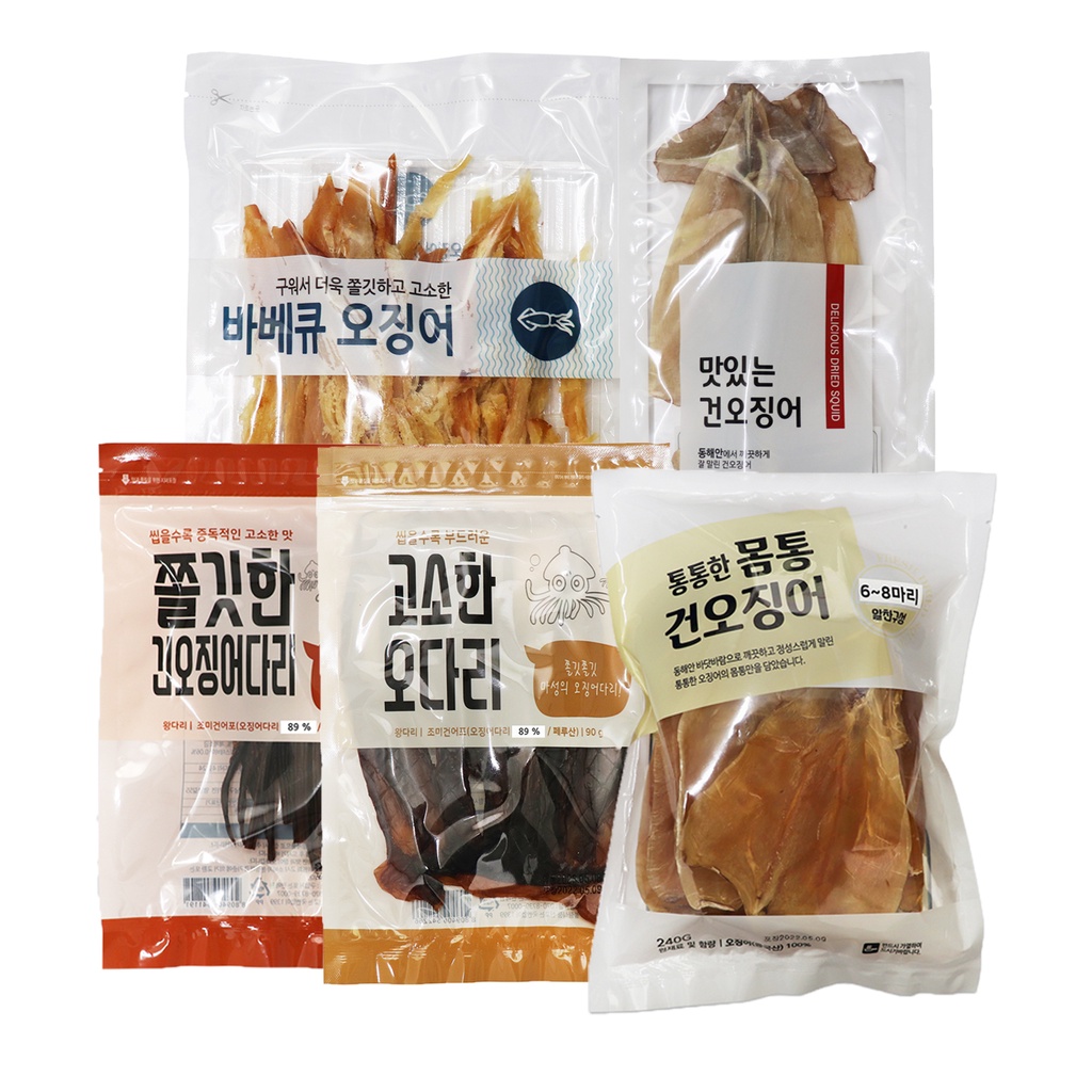 [THEJOEUN FNB] Korean Roasted Seasoned Seafood Snack Dried Squid Jerky