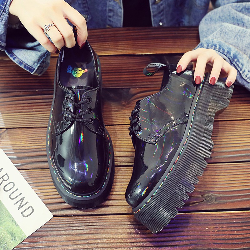 Dr. Martens Air Wair 1461 Laser Martin Boots Crusty Couple Models 
