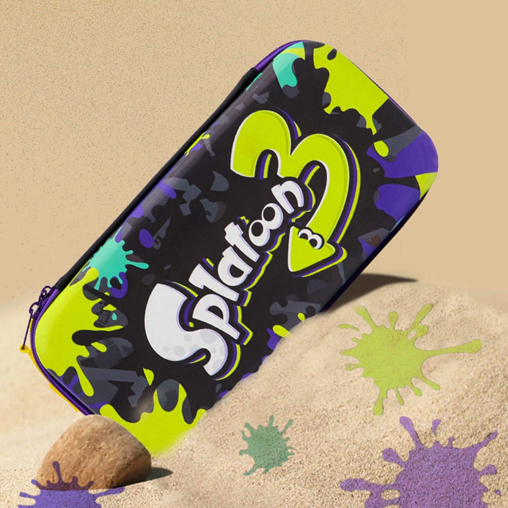 Nintendo Switch Splatoon 3 Theme Protective Case Storage Bag for Switch ...
