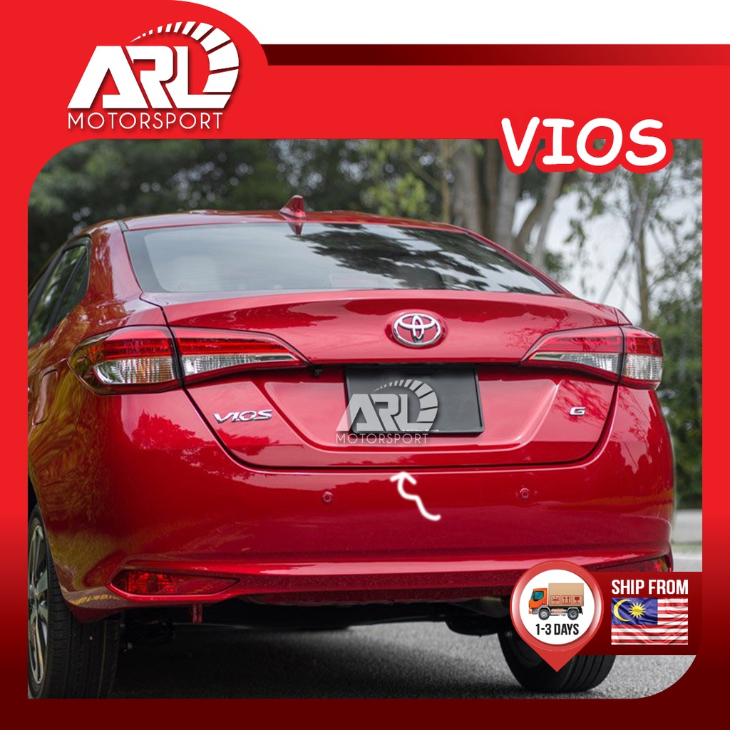 Toyota Vios NSP151 Facelift Rear Bonnet Chrome Lining Chrome Garnish ...