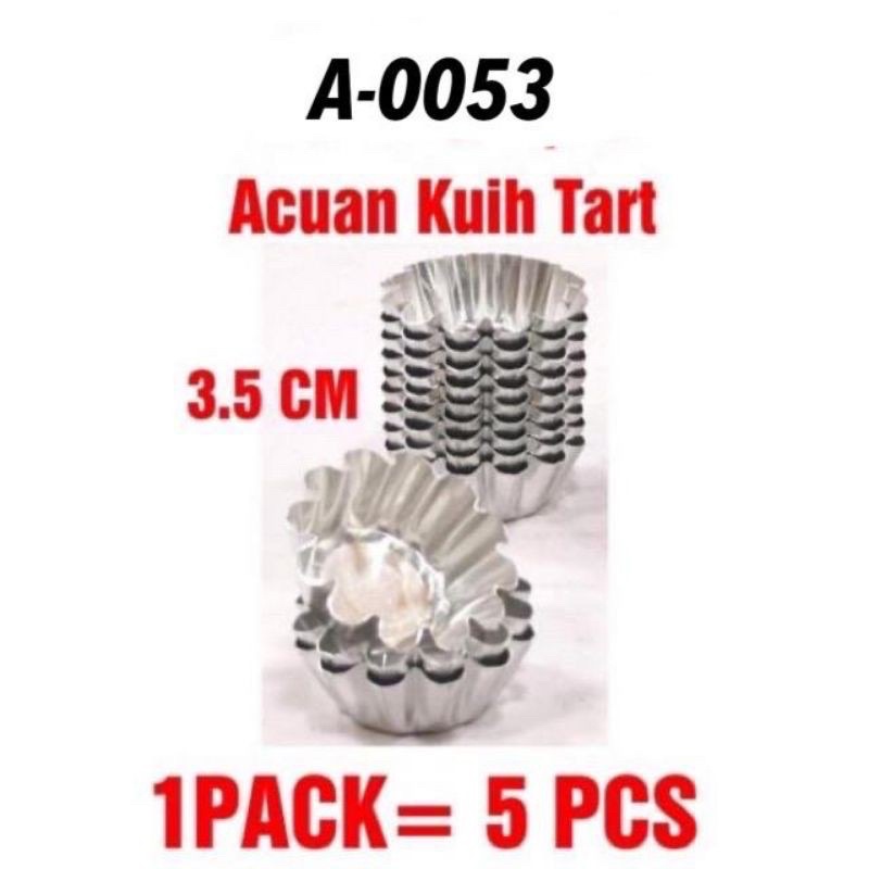 Acuan Kuih Tart Egg Tart Mould Aluminium 1 PACK 5 PCS Shopee Malaysia