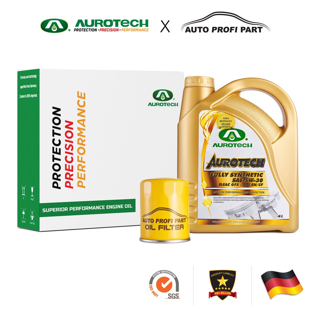 Aurotech X Auto Profi Part Engine Oil Fully Semi Synthetic & Engine Oil ...