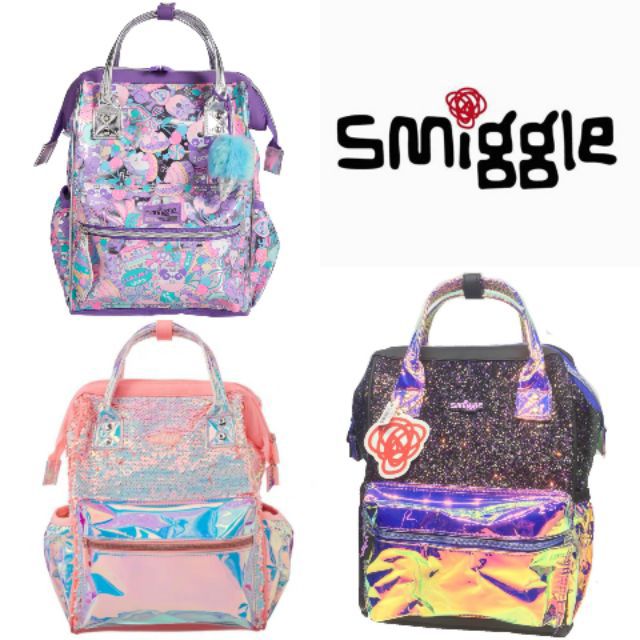 READY STOCK Original Backpack Smiggle Glitter Shopee Malaysia