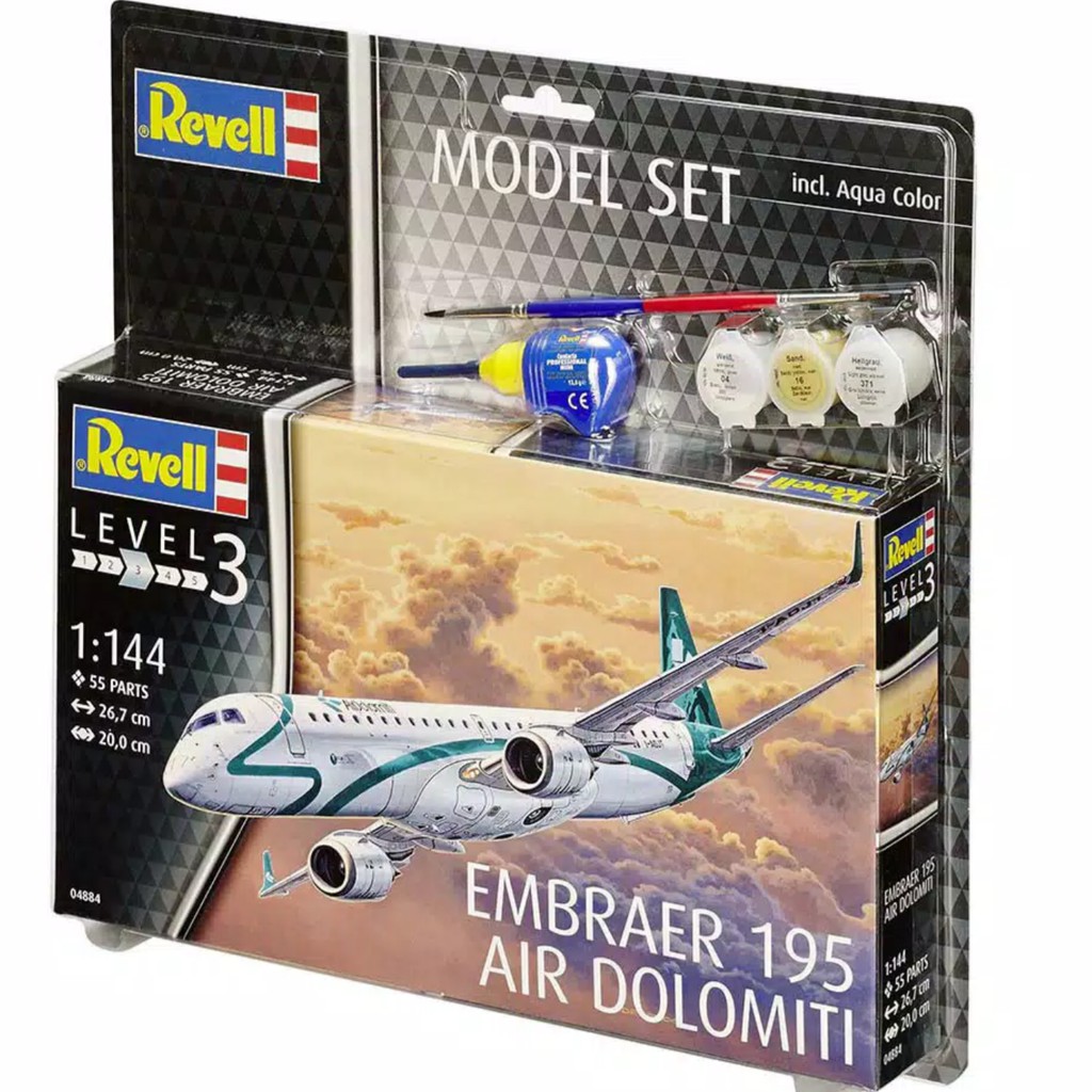 Revell model set embraer ERJ - 195 | Shopee Malaysia