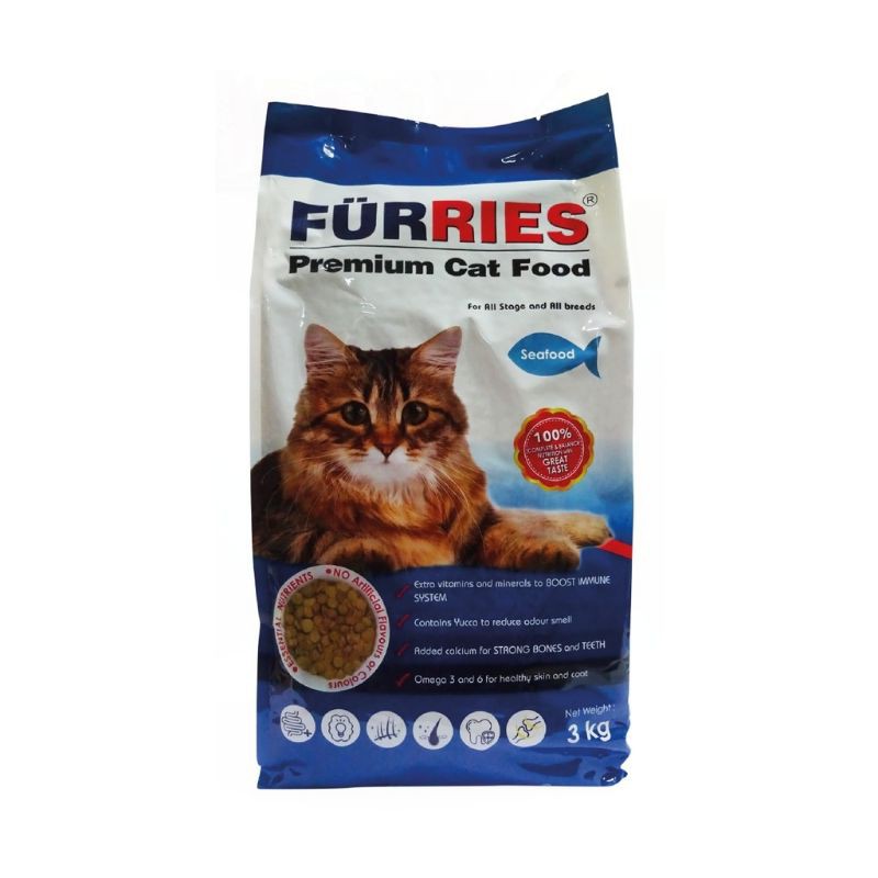 FURRIES Premium Grade Kibbles 3KG FREE GIFT