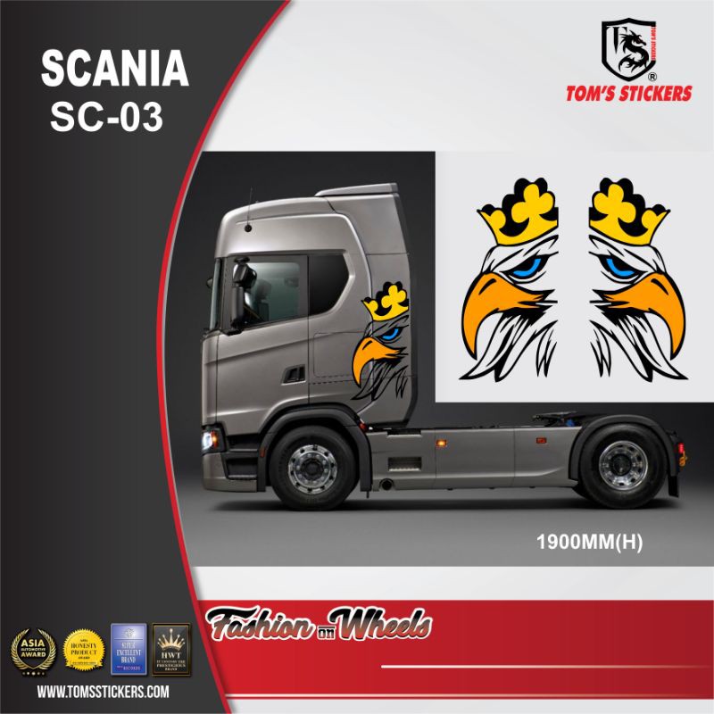 Scania stickers Scania sticker set Scania truck stickers Scania decals