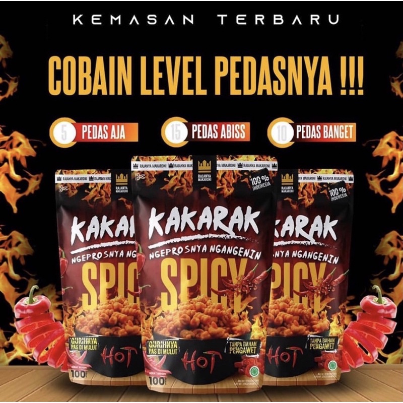 Indonesian Snacks Kakarak Makaroni All Variant (Snack Indonesia ...
