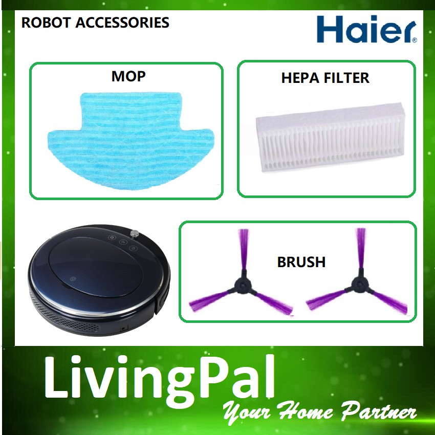 HAIER HARVT360 Robot Machine sweeping mopping accessories Mop Brush Hepa Filter Spare Parts