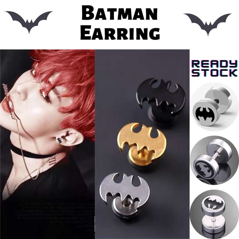 Batman earrings for on sale guys