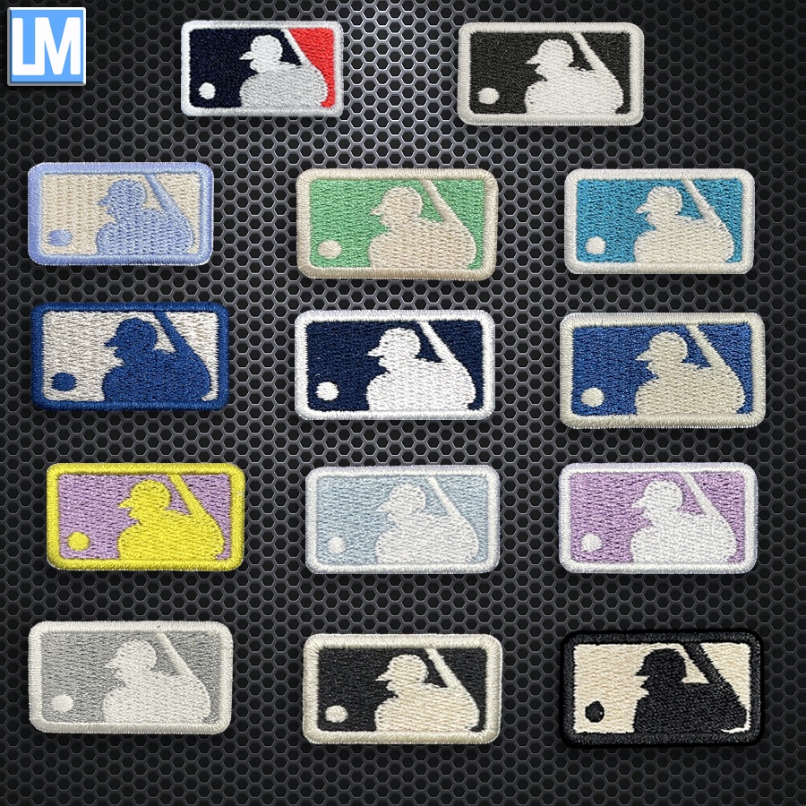MLB computer iron embroidery square badge clothing accessories patch ...