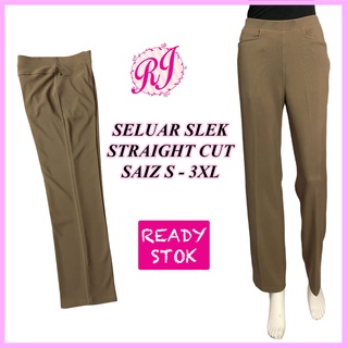 PLUS SIZE STRAIGHT CUT WOMEN SLACK PANTS / SELUAR SLEK WANITA