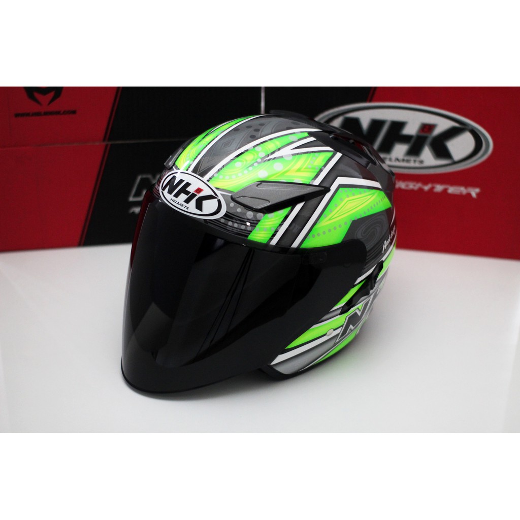 NHK Helmet R1 v2.0 Remy Gardner (Grey/Green Glossy) | Shopee Malaysia