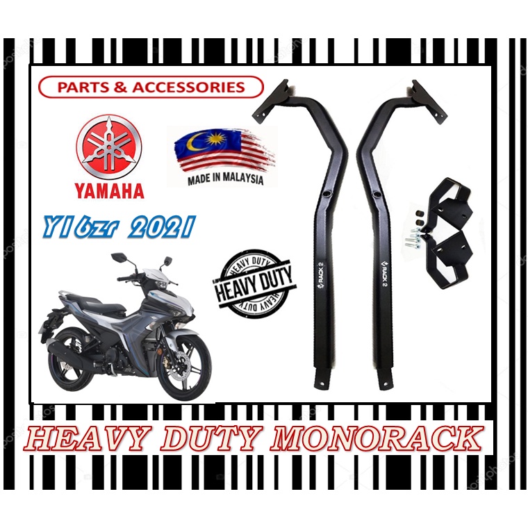 J RACK YAMAHA Y16ZR 2021 TOP BOX RACK MONORACK HEAVY DUTY | Shopee Malaysia